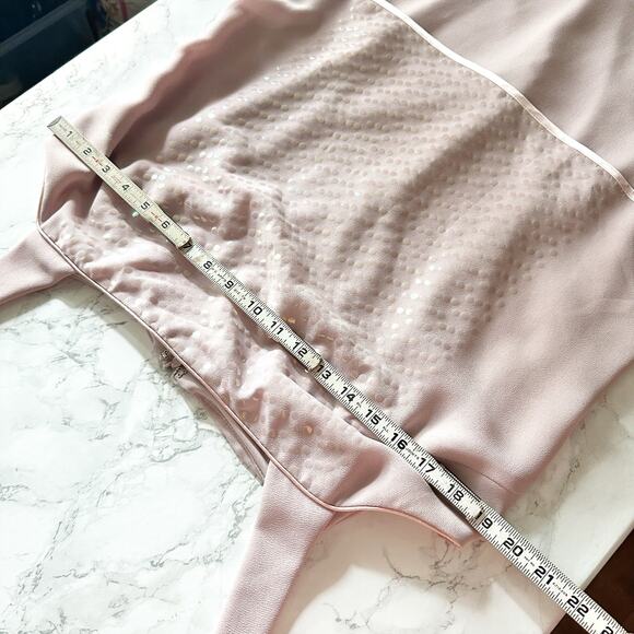 Vintage Patra Blush Pink Sequin Knee Length Dress Women’s Size 14 - Picture 10 of 12